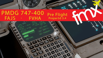 PMDG 747-400 V3 My First Flight...(Edited Live flight) 1/2 Pre-flight and Taxi