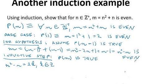 Lecture 05 - Part 2: Proof by Induction