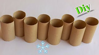 great idea! for Christmas decoration - toilet paper roll craft