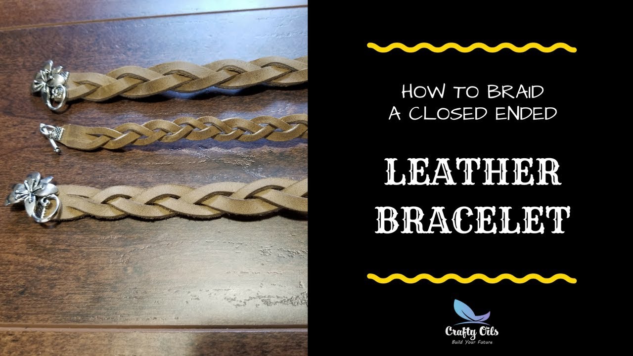 DIY Magic Braid Leather Bracelet Tutorial {VIDEO}