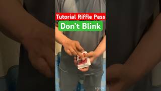 Tutorial Riffle Pass #magicskills #sleightofhand #cardtrick #magiciantricks #shorts