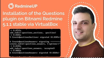 Installation of the Questions plugin on Bitnami Redmine 5.1.1 stable via VirtualBox