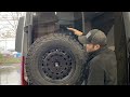 2019 Tire Carrier Installation