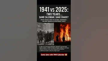 2025 Has The Exact Same Days And Dates As 1941 Cataclysm Ytshorts Trendingnow Motivation 