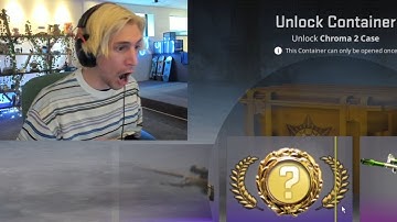 xQc unboxed FIRST EVER CS2 KNIFE