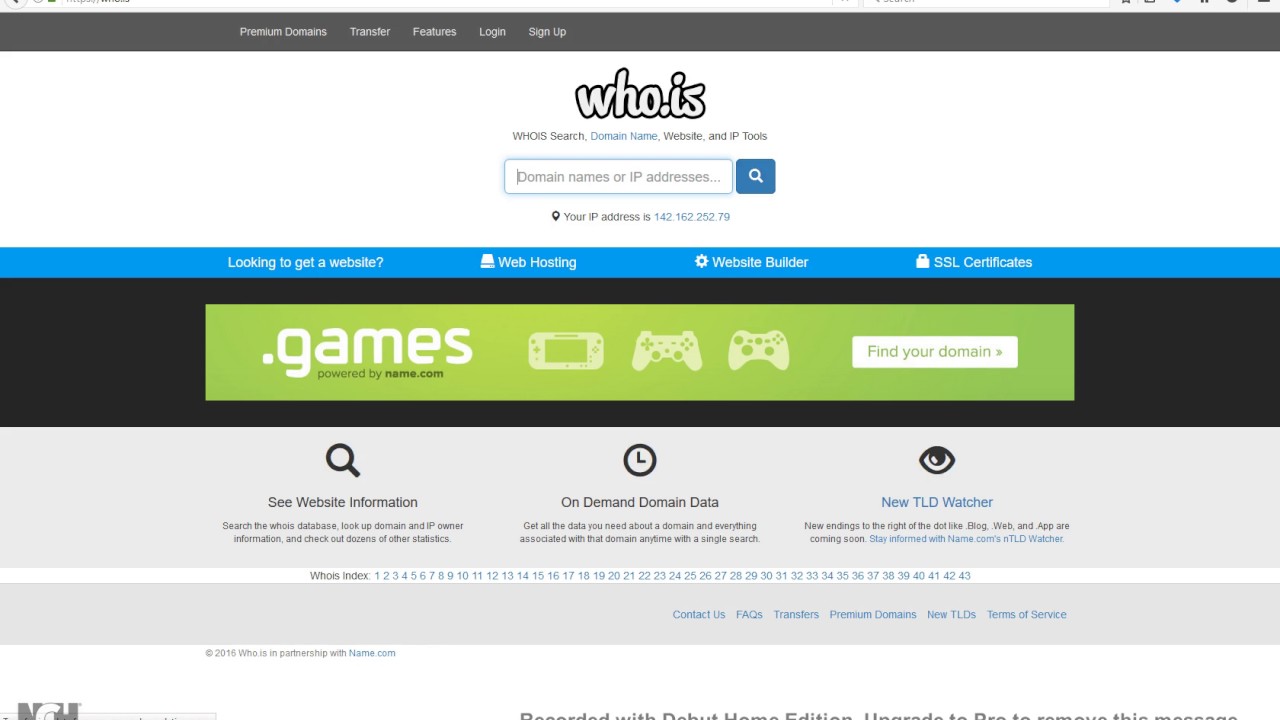 how-to-use-whois-or-lookup-on-domain-names-youtube