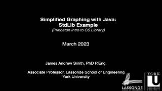 Making a simple graph using a Java StdLib