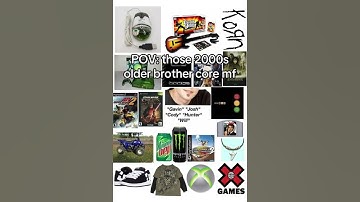 2000s Older Brother Core starter pack #olderbrothercore