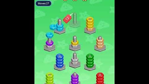 Nut Sort Puzzle Level 261 - 270 Walkthrough