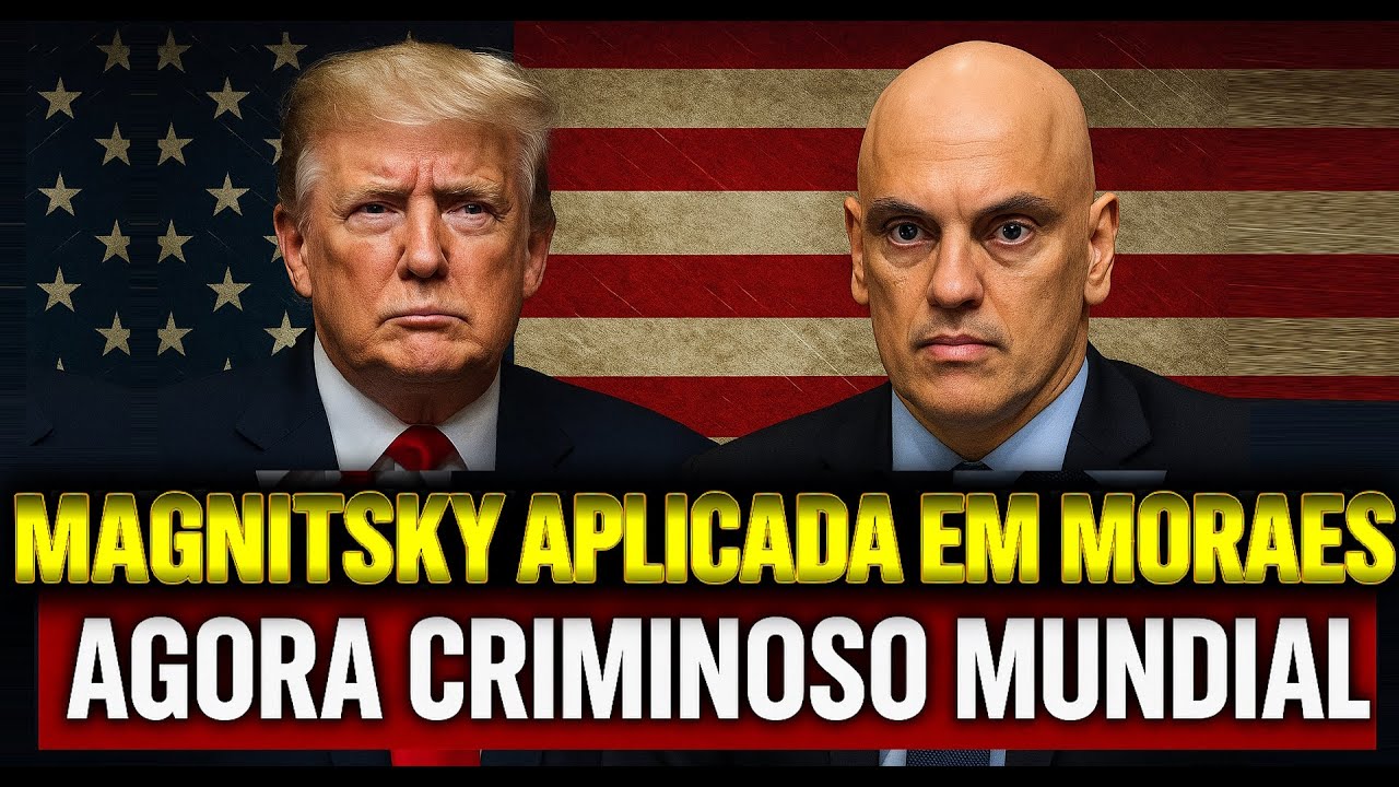 URGENTE! MORAES É PUNIDO MAGNITSKY EM! AGORA MORAES CRIMINOSO MUNDIAL