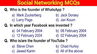 Social Media Mcq Social Networking Sites Mcq