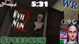 Evil nun 2 - V 0.9.6, World record (5:31), speedrun in ghost mode, full gameplay