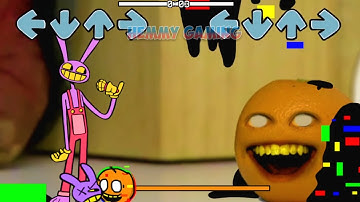FNF NEW Amazing Digital Circus v3 vs Annoying Orange Sings Sliced Pibby I FNF Mods