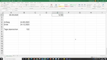 Excel Teil 9 Berechnungen mit Datum und Zeit