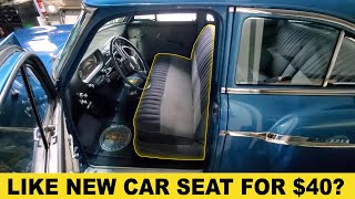 Rebuilding a Classic Car Seat for less than $40