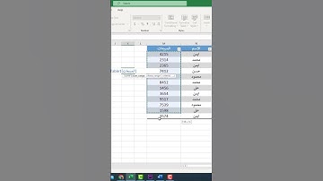 اسرار اكسل معادلة جمع ارقام خاصة باسم معين دالة sumifs #shorts