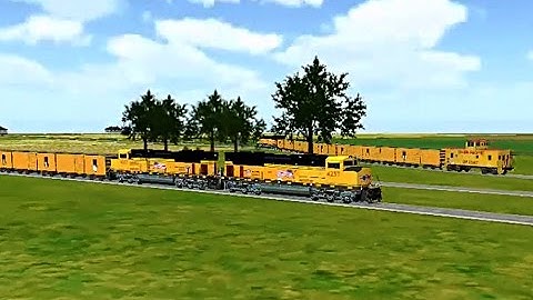Train Sim - American Midwest Using EMD SD70AC - Simulasi Kereta Api (Android Game)