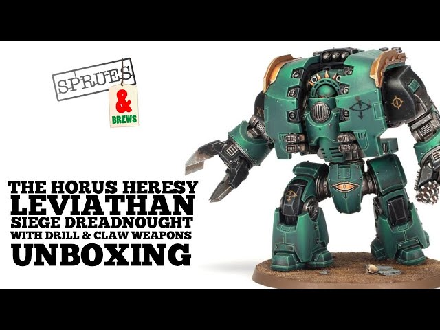 Games Workshop Leviathan Siege Dreadnought with Claw and Drill Weapons