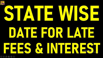 STATE WISE NEW DUE DATES FOR GSTR3B FROM FEBRUARY 20 TO JULY 20|GSTR3B LATE FEES AND INTEREST