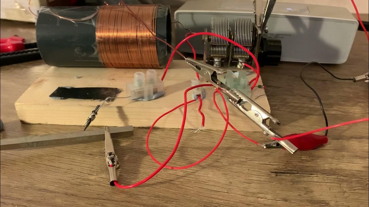 Using an Allen Key in a 'Cat's Whisker' diode arrangement for my