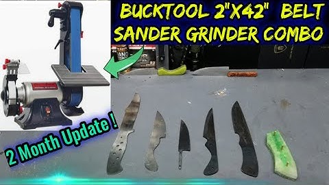 Bucktool BG2600 2"x42" Belt Sander/Grinder Combo #beltsander #knifemaking