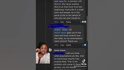 Stormis momma comes for Mel!