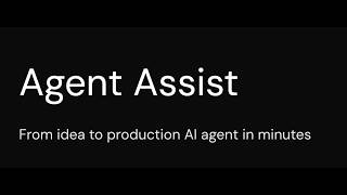 Prototype to production AI agent in under 5 minutes: DataRobot Agent Assist demo