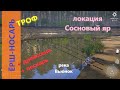 Русская рыбалка 4 - река Вьюнок - Ёрш-носарь трофейный + дрейссена с пескарем