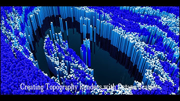 Cinema 4D Tutorial   Creating  Topography Renders with Octane Scatter