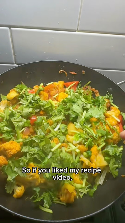 Cauliflower and potato curry