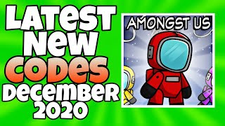 *NEW* Secret Codes in Amongst Us (Among Us) Roblox December 2020 | Latest Codes | All Working Codes
