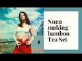 How to Build: Nuen making bamboo tea set | Nuen Daily Life