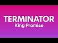 King Promise - Terminator (Lyrics)| Una ah uh i be like terminator i dey deliver i pass doctor....