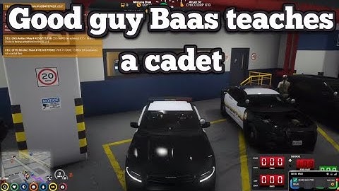 Good guy Baas teaches a cadet | No-Pixel 3.1