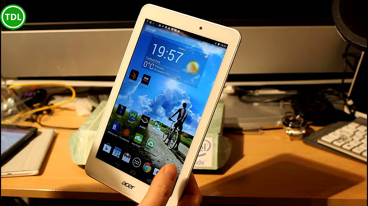 Đánh giá acer iconia tab 8