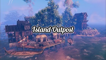 Valheim / I built a beautiful Island Outpost /Walkthrough