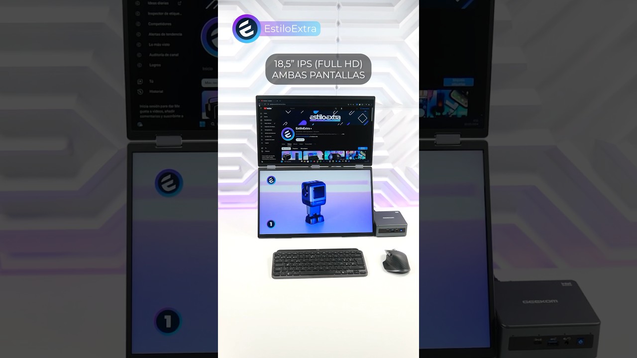 INCRE&Iacute;BLE Monitor Port&aacute;til DUAL 😍 UPERFECT Delta Max