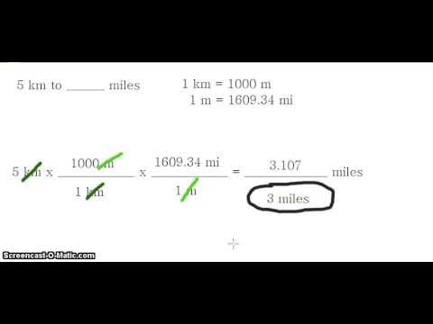 1 kilometer equals how many miles