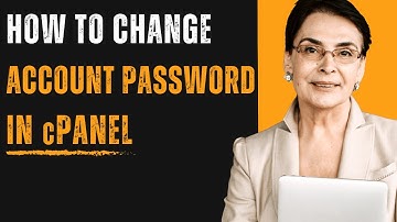 How to change an Account password in cPanel