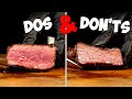 Dos and donts on how to cook bison and elk steaks