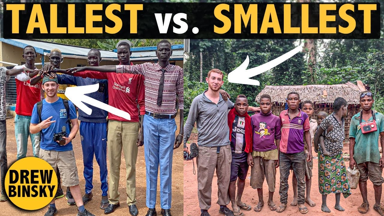 World's Tallest & Smallest People (are neighbors!) Realtime YouTube ...