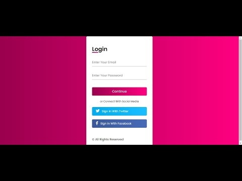 Responsive Login Form Using HTML & CSS Login Page Responsive website templates