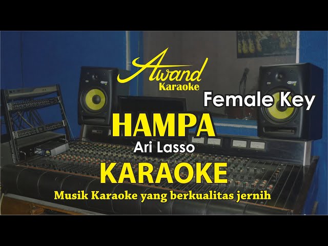 Hampa Ari Lasso Karaoke Nada Wanita | Female class=