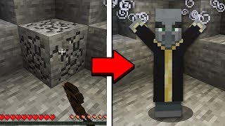 Minecraft: 100% DAS VEZES QUE EU QUEBRAR UM BLOCO, UM MOB VAI DAR SPAWN!