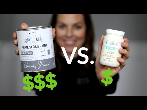 Annie Sloan Chalk Paint vs. Waverly Chalk