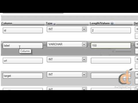 PHP Databases 1 - Lesson 4 - Creating the Tables