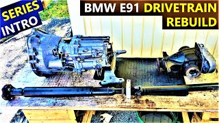 DRIVETRAIN REBUILD -series INTRO - BMW E91 engine N43 by At Home Vlog - by Jani Voutilainen 950 views 2 years ago 3 minutes, 22 seconds