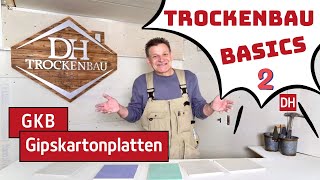 DIY/Welche Gipskartonplatten sind die Richtigen für mich? Trockenbau BASICS 2| DHTrockenbau