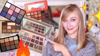 Моя коллекция теней 2. Huda Beauty, ABH, Too faced, Viseart, Lime Crime.