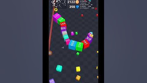 Cube Arena 2048 part 1 reaching 524k (@denidhina ) | Merge Numbers